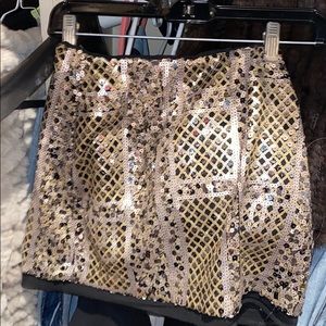 Mini sequoin  skirt